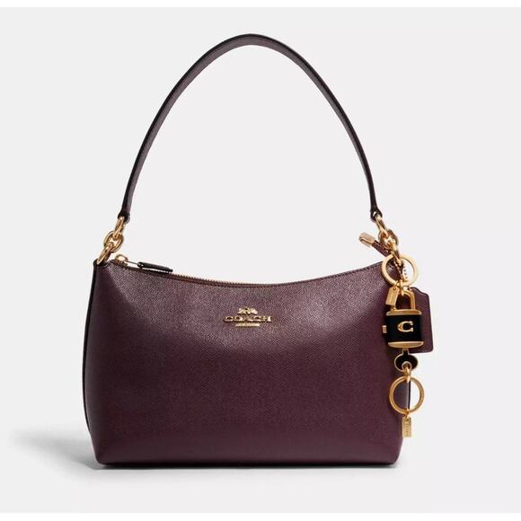 NWT Coach Lock and Key Bag Charm Valet Detachable Key Ring Fob C1679 - Picture 5 of 5